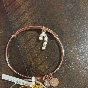 Alex and Ani Christmas bracelet trio